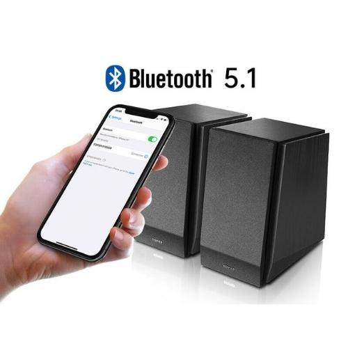 ลำโพง Edifier R1855DB วัสดุทำจากไม้ MDF อย่างดี